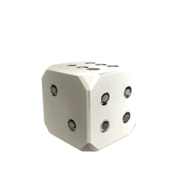 Baller Silver Dice Statue