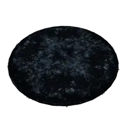 Luxe Cobalt Vision Royal Blue Round Rug