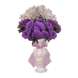 Luxe Duchess Drip Party Vase With Flowers