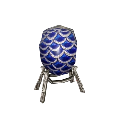 Exquisite Sapphire Baroness Decorative Egg