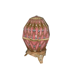 Exquisite Rose Quartz Decorative Egg