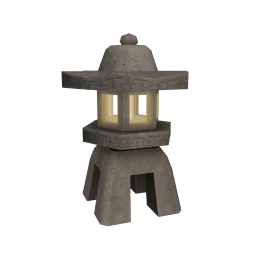 they. Ornamental Stone Lantern