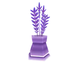Mod Colourblock Vase - Purple
