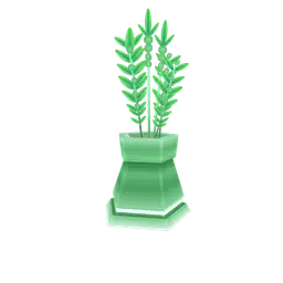 Mod Colourblock Vase - Green