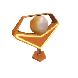 Mod Colourblock Sculpture - Orange