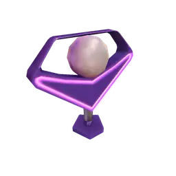 Mod Colourblock Sculpture - Purple