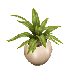 Mod Palm Springs Potted Plant