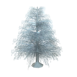 Enchantment Crystal Frost Decorative Tree