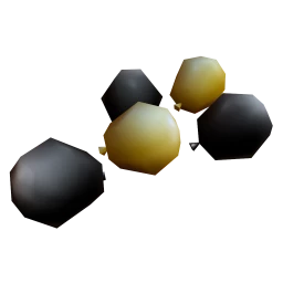 Scattered New Year's Party Balloons