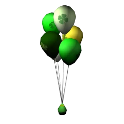 St Patrick's Day Balloons