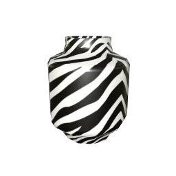 Zebra Print Vase