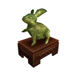 Wanderlust Majestic Jade Rabbit Statue