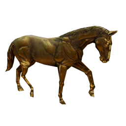 Wanderlust Chariot Horse Statue