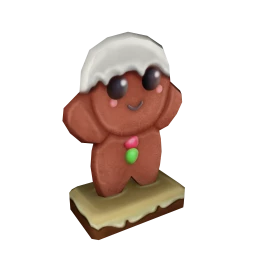 Wanderlust Gingerbread Kid Statue