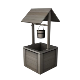 Wood Panelled Garden Well