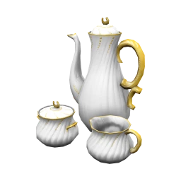 Baroque Theresa Tea Set - Light