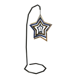 Wind Chime - Blue Star