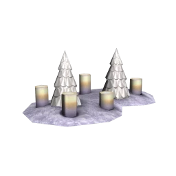 Winter Wedding Snowy Centrepiece