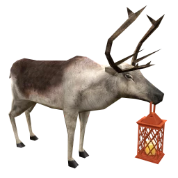 Cosmos Merry Reindeer with Lamp