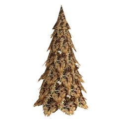 Sparking Gold Christmas Tree