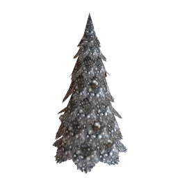 Sparking Silver Christmas Tree