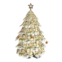 Glowing Star Christmas Tree