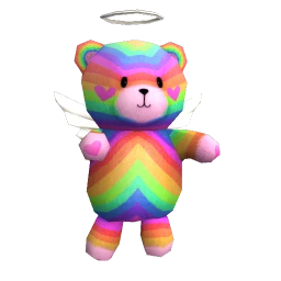 Rainbow Angel Bear