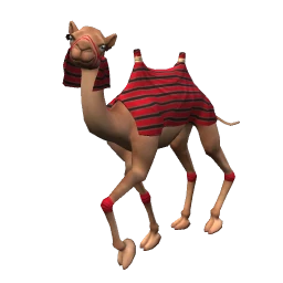 Baby Brown Camel with Saddle