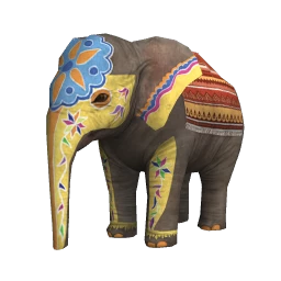 Baby Elephant - Painted