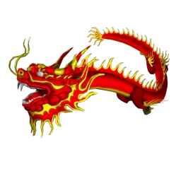 Fiery Chinese Dragon