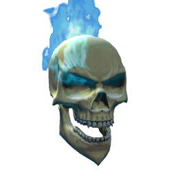 Flaming Frost Skull