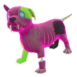 Pink And Green Franken Puppy