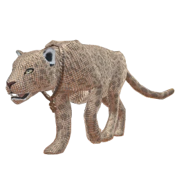 Silver Diamanté Jaguar