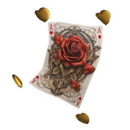Playing Card The Rose