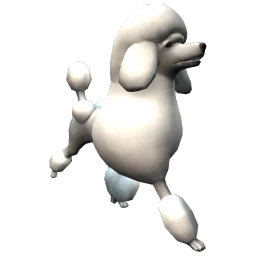 Poodle - White