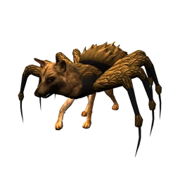 Dog in a Spider Costume