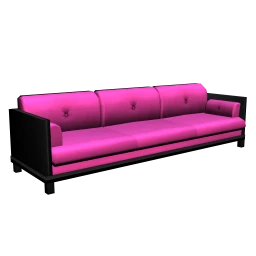 Orton Pink Three Seat Sofa