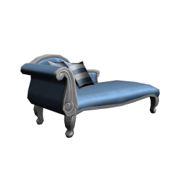 Chic Blue Chaise Longue
