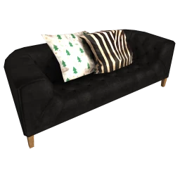 Majestic Zebra Sofa - Black