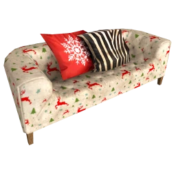 Majestic Zebra Sofa - Christmas Pattern