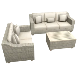 New Haven 8 Piece Outdoor Wicker Patio Furniture