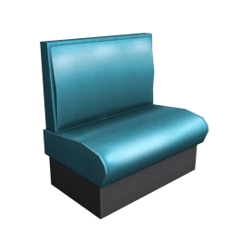 Dolly's Diner Booth Seat - Turquoise