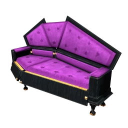 Cosmos Coffin Slumber Sofa - Purple