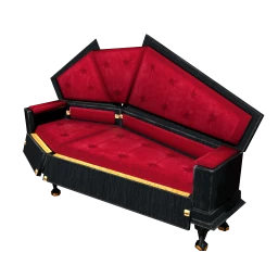 Cosmos Coffin Slumber Sofa - Red