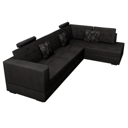 Rhapsody Corner Sofa - Black