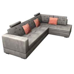 Rhapsody Corner Sofa - Grey