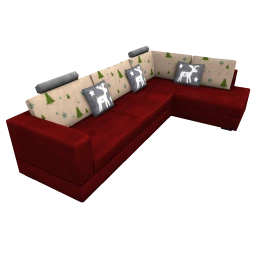 Rhapsody Corner Sofa - Red