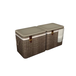 LOFT Clean Living Hamper Ottoman