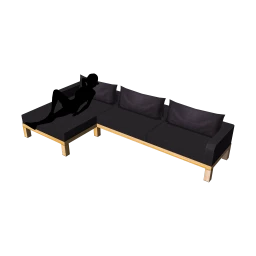 Loft Dark Furnace Corner Sofa