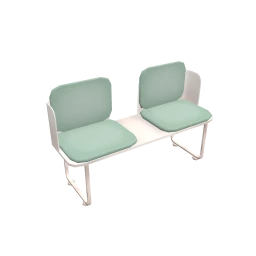 Loft Waiting Room Two-Seat Sofa